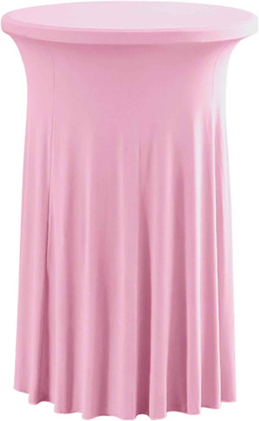Shiningirl 24x43 Inch Stretch Cocktail Table Skirt - Elegant Event Essential