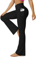 Flare Leggings for Women, Crossover High Waist Flared Yoga Pants
