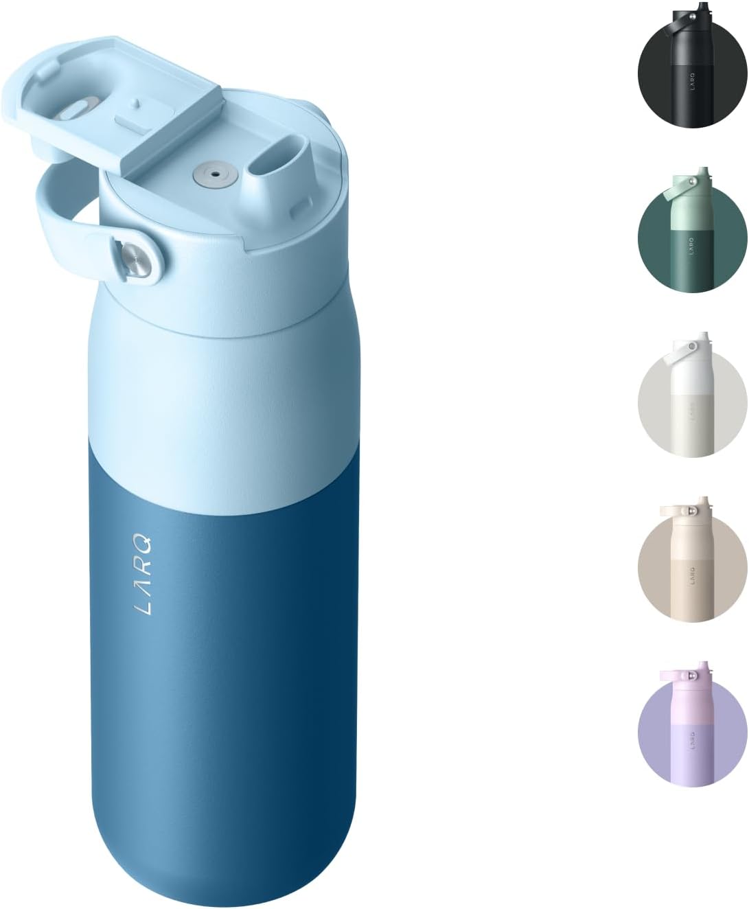 LARQ Bottle Swig Top 23oz - Insulated Stainless Steel Water Bottle
