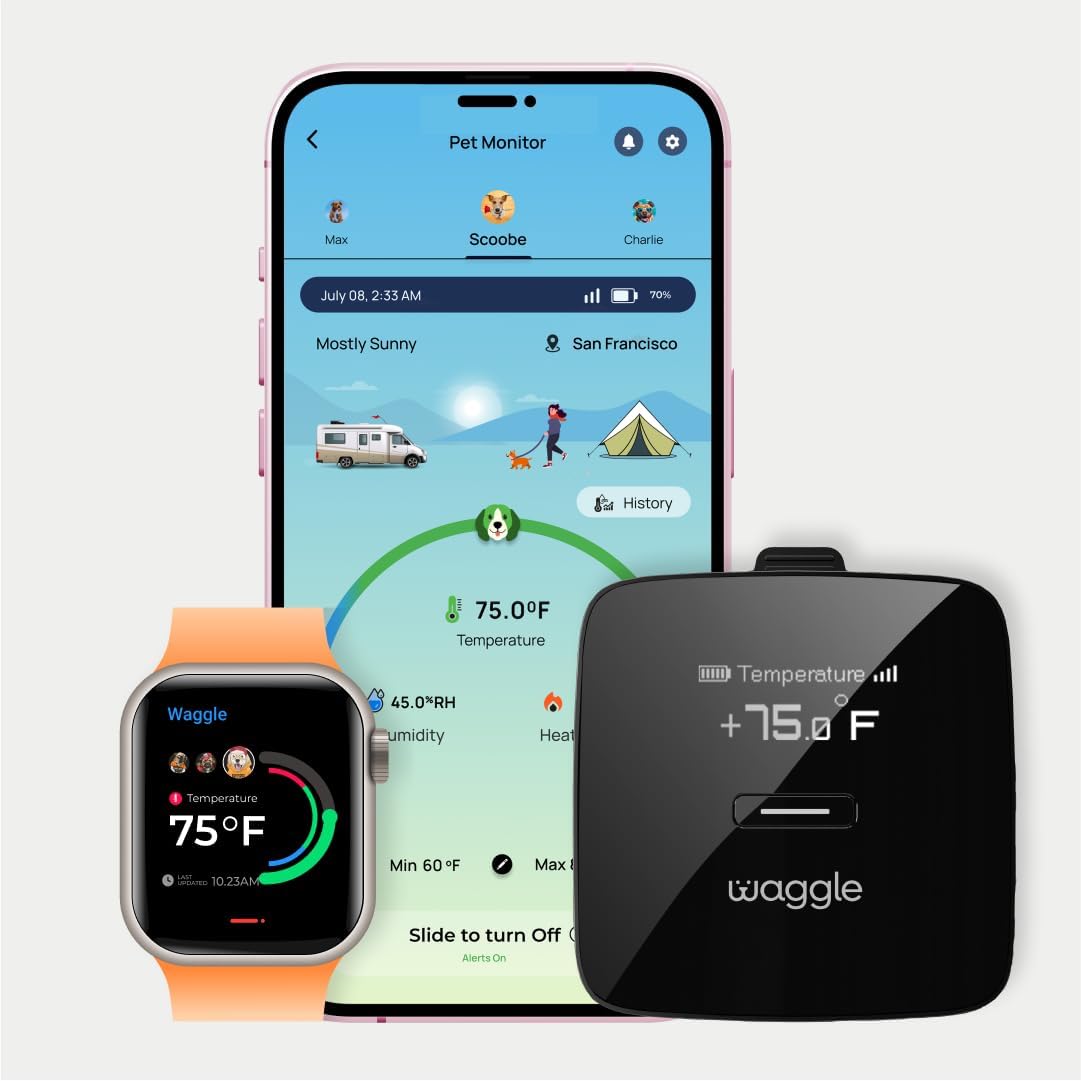 Waggle RV GPS Monitor: 4G LTE Safety Alerts