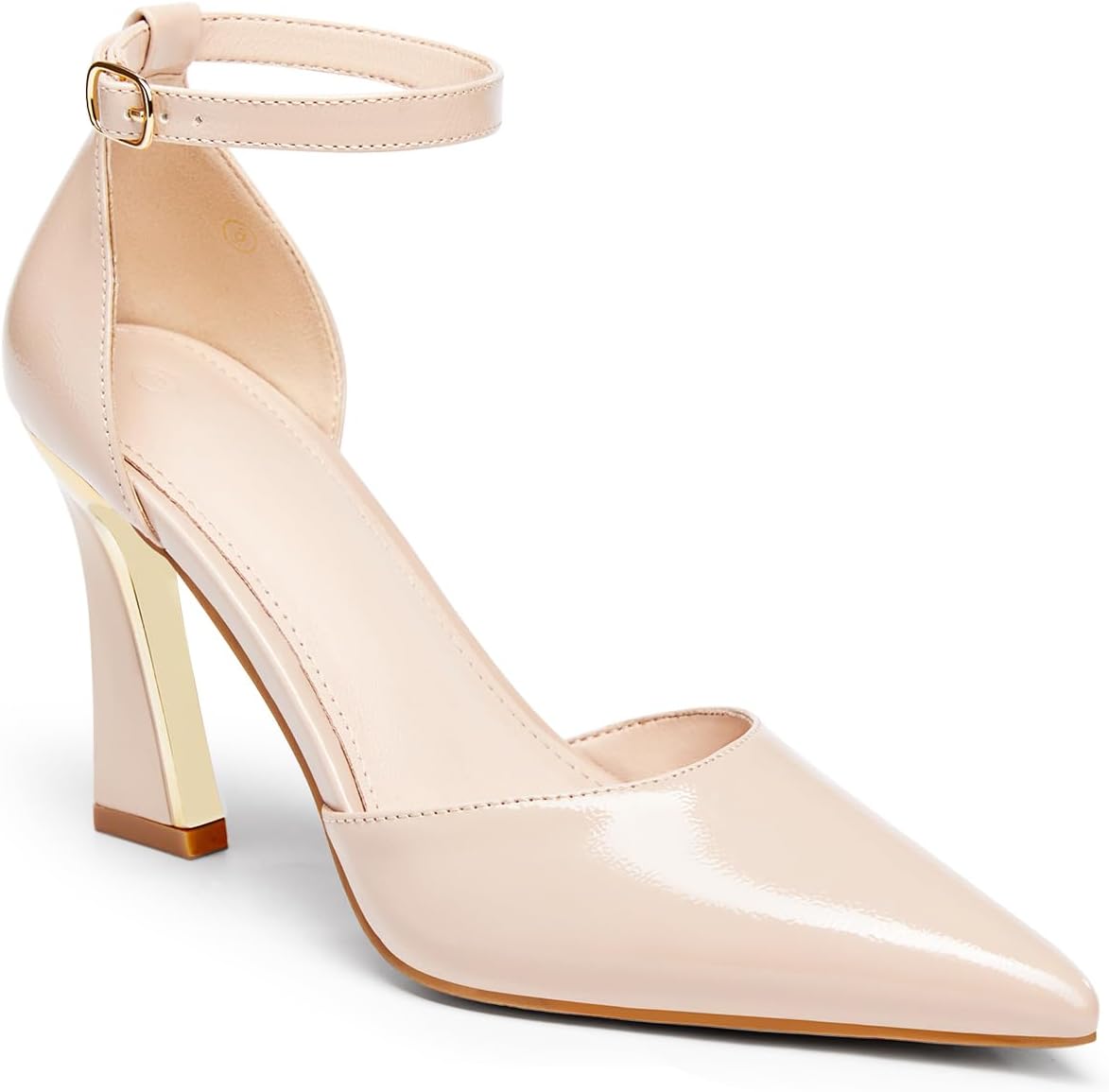 Juliet Holy Womens Pumps Point Closed Toe Heels for Elegance