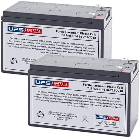 RB1280X2D Compatible Replacement Battery Set for UPS Systems