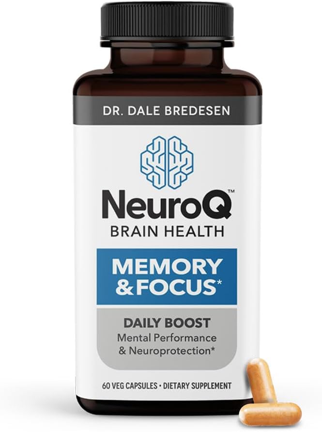 NeuroQ Memory & Focus - Enhance Cognitive Performance Naturally