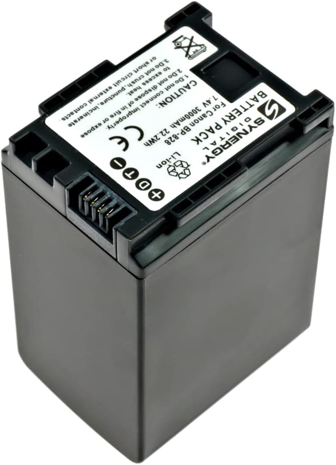 Synergy Digital Camcorder Battery for Canon XA40 UHD 4K Use