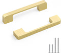 Rergy Cabinet Pulls 15Pack Gold 3-3/4in Hole Center - Durable Kitchen