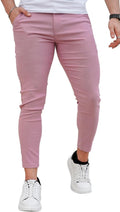 GINGTTO Mens Dress Pants Slim Fit Chino Pants for Men - Versatile Slim
