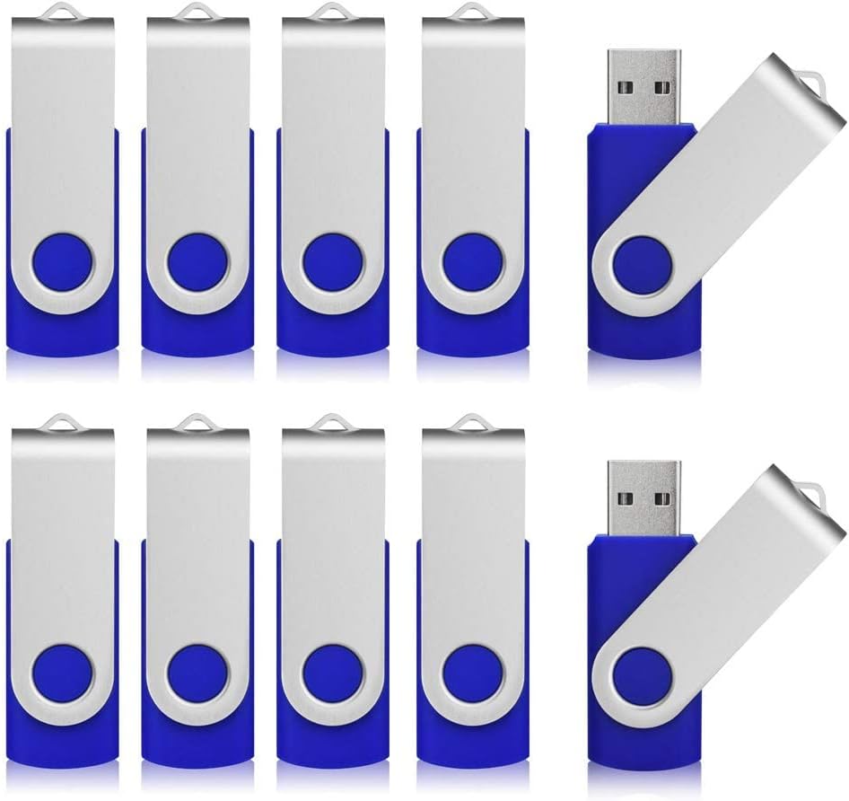 64GB USB Flash Drive 10 Pack for Storage and Backup Needs