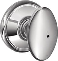 Schlage F40 SIE 625 Siena Bed and Bath Knob in Bright Chrome