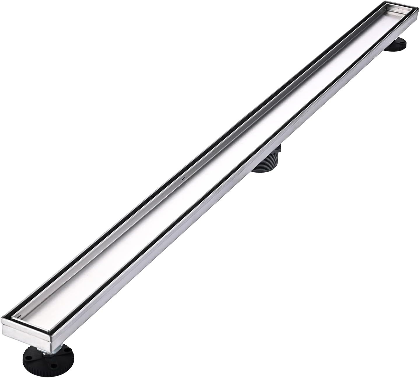 Linear Shower Floor Drain 36 Inch Brushed Nickel Stainless Steel
