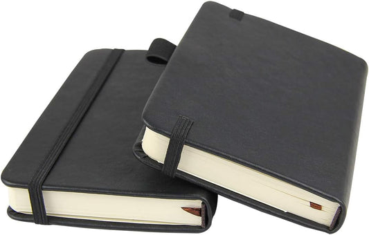Compact 2-Pack Pocket Notebooks 3.5 x 5.5 - Ultimate Organization!