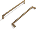 Goo-Ki Antique Brass Cabinet Pulls 6.3 in Hole Center - Set of 6