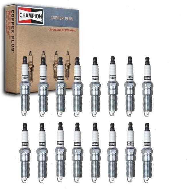 16 pc Champion Copper Plus Spark Plugs for Dodge Ram 1500 5.7L