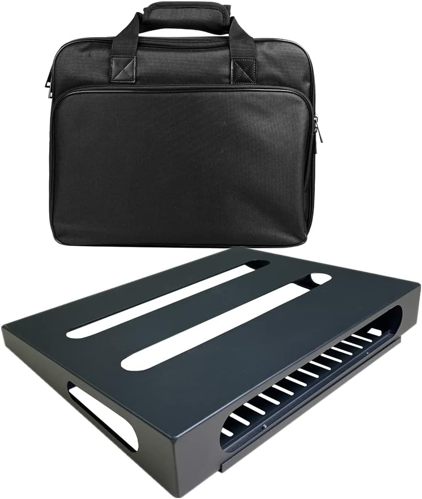 14 x 10.6 inches Guitar Pedal Board with Power Supply Tray