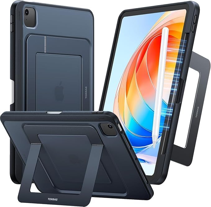 TORRAS iPad Air 13 inch Case with Ultra Stable Stand and Pencil Holder