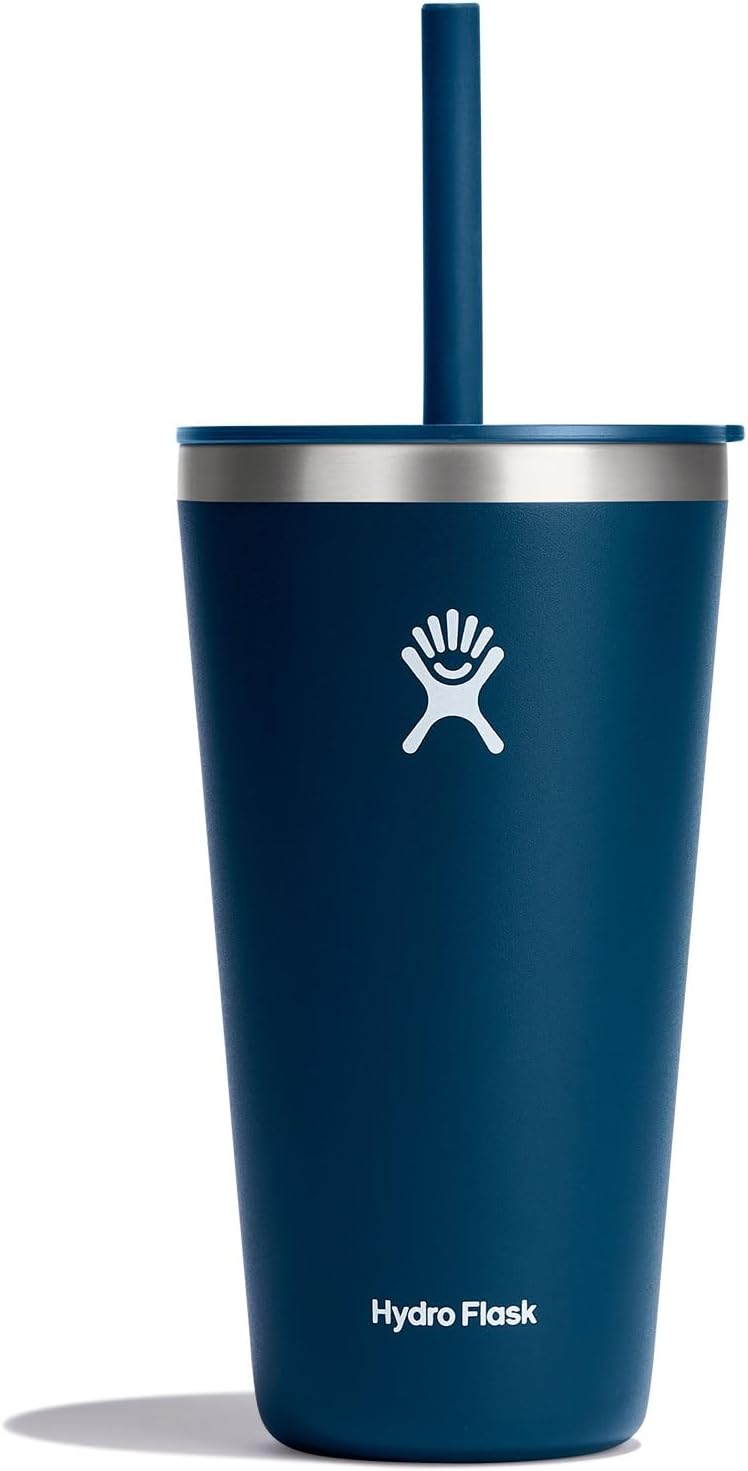 Hydro Flask 28 Oz All Around Tumbler Straw Lid for Cold Drinks