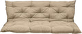 Outside Benches Cushion with Backrest 40 x 70in Beige - Thick