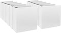 3-Inch 3 Ring Binder Fit Letter Size Paper - 10 Pack White