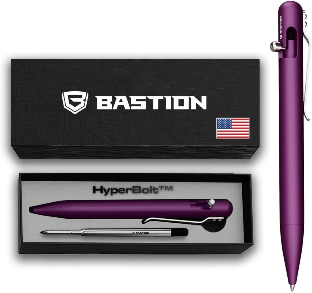 BASTION Luxury Bolt Action Pen - Durable EDC Ballpoint Pen