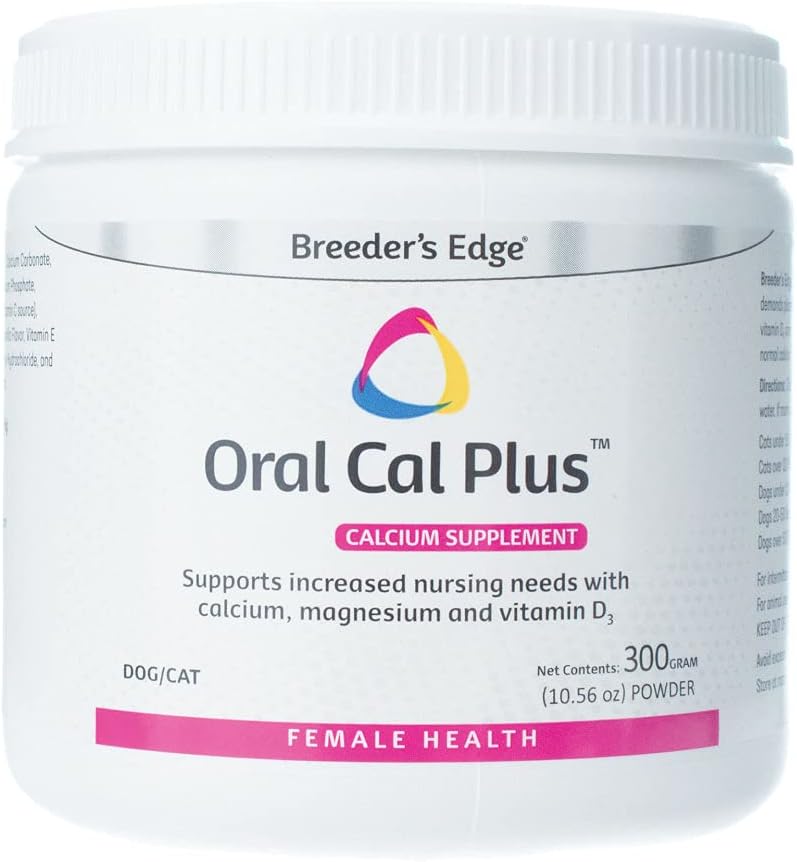 Breeder's Edge Oral Cal Plus Powder for Dogs & Cats - 300gm