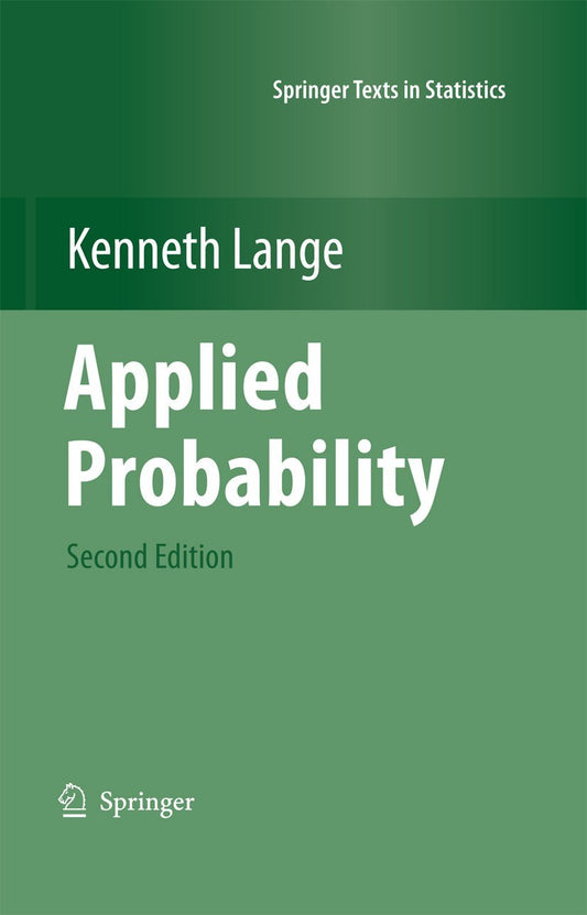 Applied Probability Textbook by Kenneth Lange for Statistics