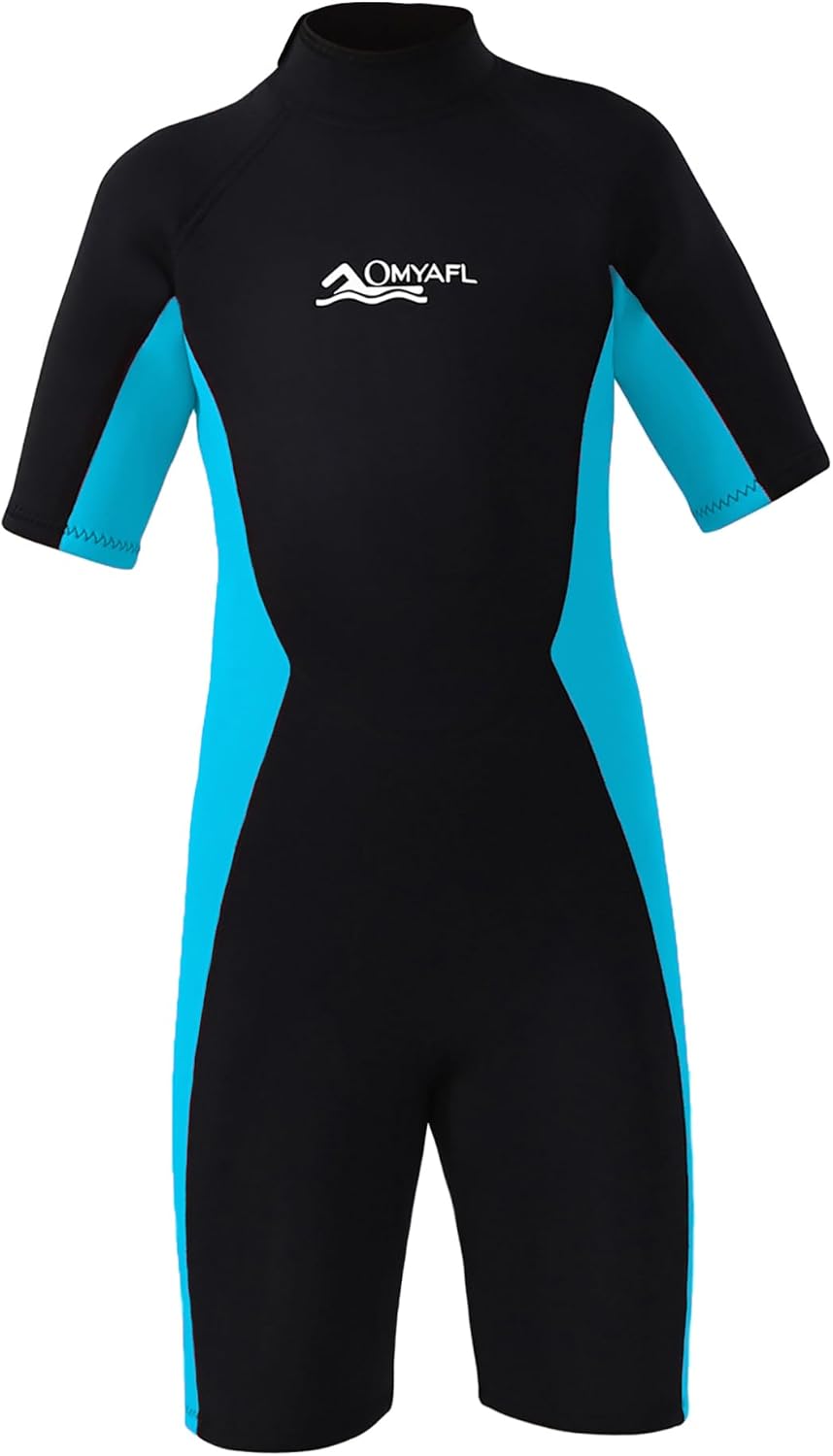 2mm Neoprene Wetsuit for Kids Boys Girls in Cold Water Fun