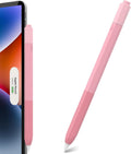 Gradient Pink Silicone Protective Case for Apple Pencil 2nd Gen by CUBETOOU
