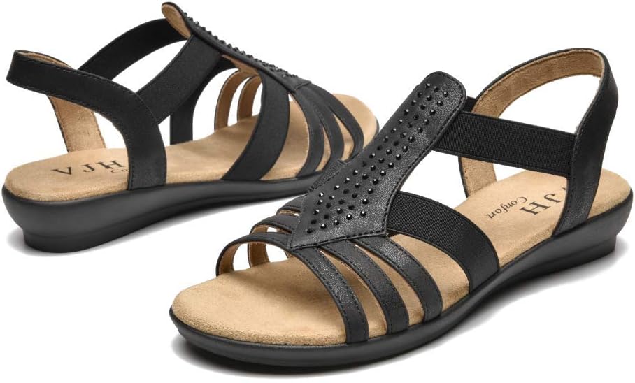 Stylish Women's Flat Sandals for Comfort and Casual Wear