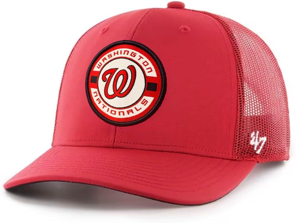 47 Brand MLB Unisex Baseball Team Color Logo Trucker Hat