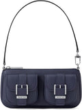 Zoe Small Convertible Pouchette for Women - Pebbled Leather Wristlet