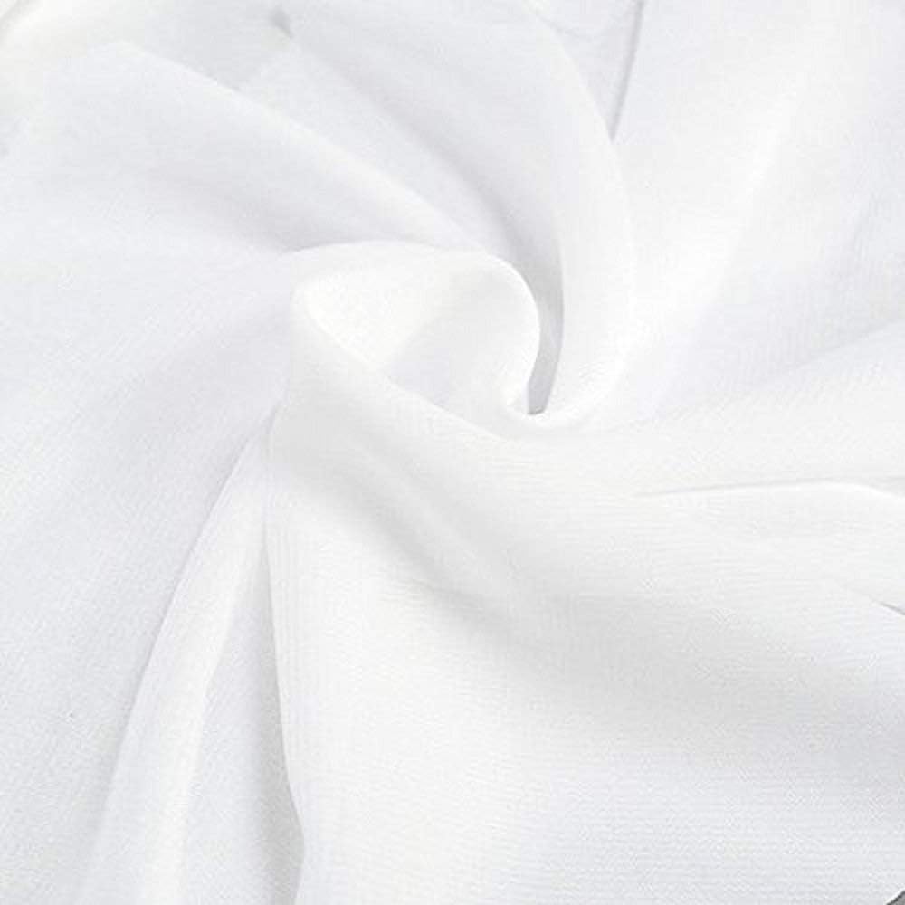 59 Solid Color Sheer Chiffon Fabric for DIY Decoration Projects