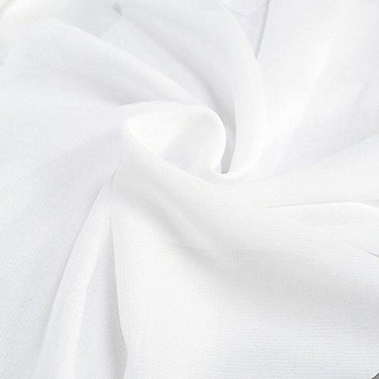 59 Solid Color Sheer Chiffon Fabric for DIY Decoration Projects
