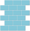 STICKGOO Blue Subway Tiles Peel and Stick Backsplash - Thicker Design