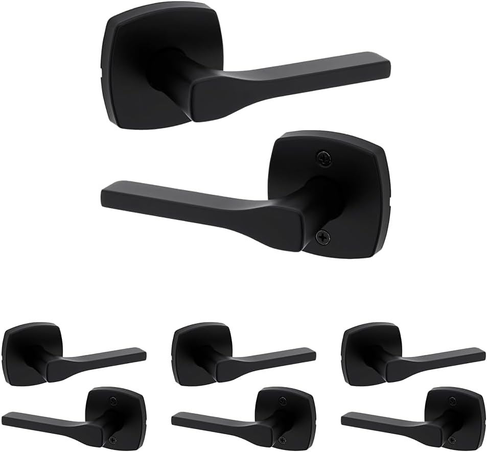 Kwikset Tripoli Lever Passage Door Handle for Closets and Halls