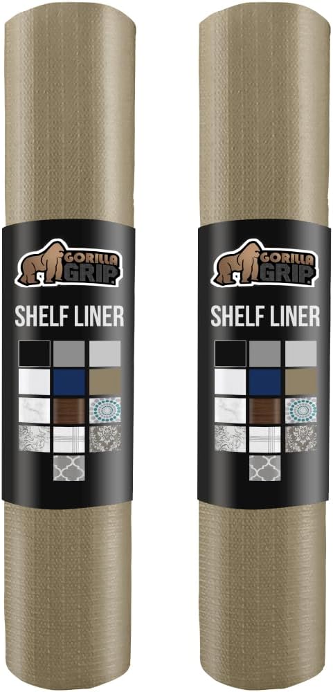 GORILLA GRIP Slip Resistant Drawer and Shelf Liner for Easy Use