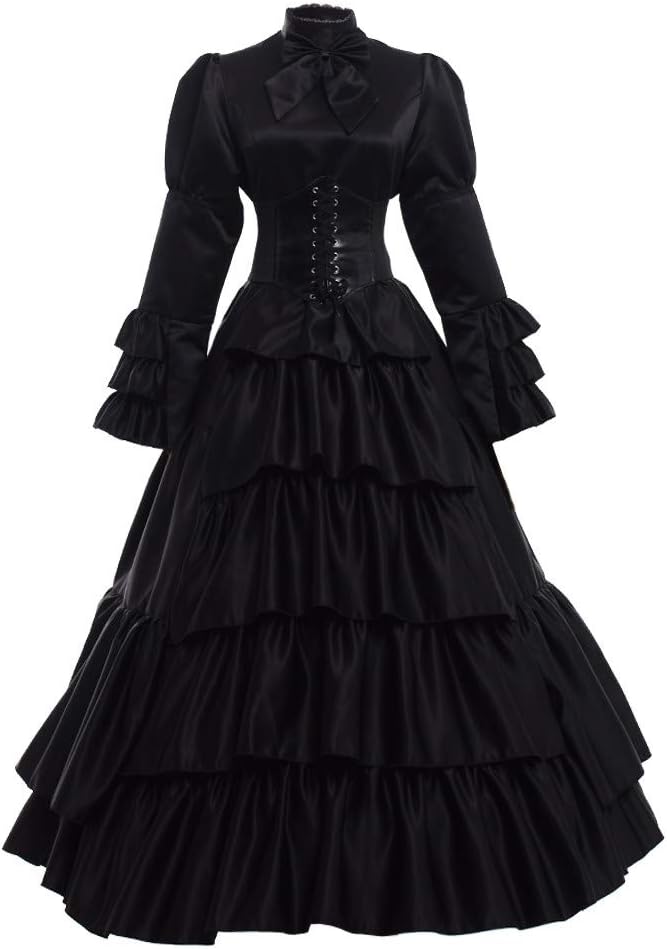 Victorian Rococo Dress for Masquerade Balls and Costumes