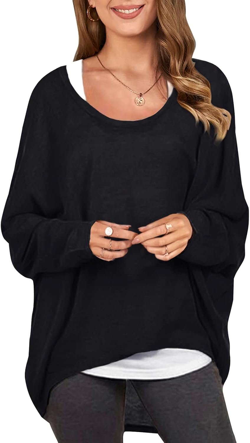 ZANZEA Women's Off The Shoulder Batwing Tops for Casual Style
