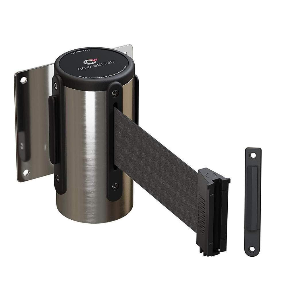 CCW Series WMB-120 Fixed Wall Mount Retractable Belt Barrier