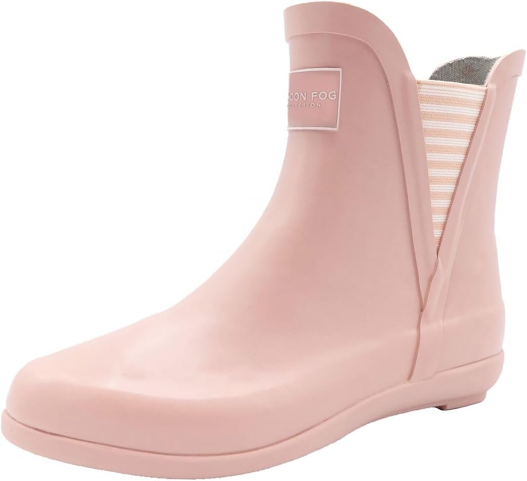 LONDON FOG womens Piccadilly Pull-On Bootie with Rubber Sole