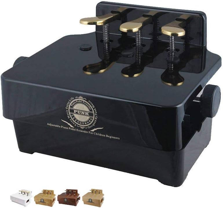 Adjustable Piano Pedal Extender Bench for Kids - 3 Pedal Design