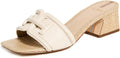 Women's Waylon Heeled Sandal - Low Block Heel, Cozy Shearling