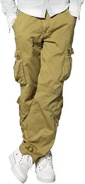 Match Men's Wild Cargo Pants for Men - 100% Cotton Durable Fit