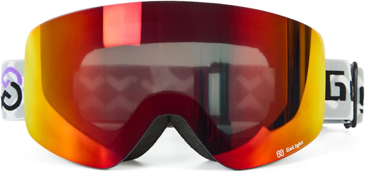 Frameless UV Anti-Fog OTG Ski Goggles - GoLight