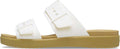 Crocs Women's Brooklyn Buckle Low Wedges - Comfortable LiteRide Shoes