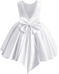 Elegant Satin Flower Girl Dresses for Weddings and Events