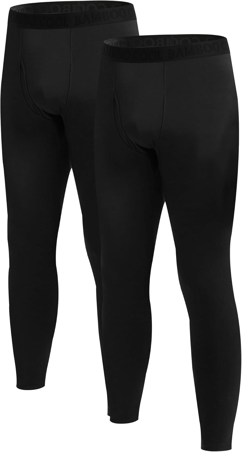 Men's Lightweight Thermal Underwear Bottoms for Cold Weather