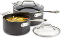 All-Clad Essentials Hard Anodized Nonstick Sauce Pan Set 4 Piece