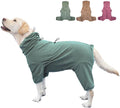 Dog Pajamas for Large Dogs 5XL Green - Extra Large Stretch Fit