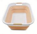 SAMMART 41L Collapsible Laundry Basket - Space-Saving Pop-Up Organizer