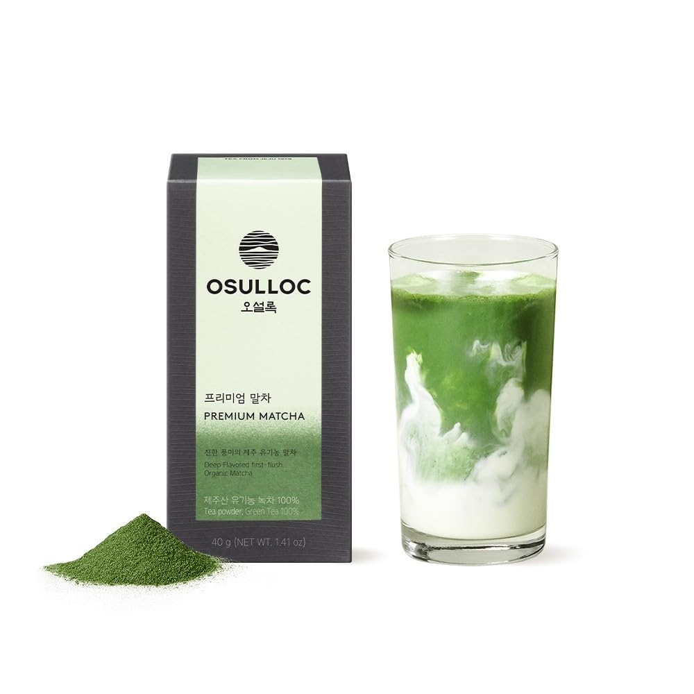 Premium Organic Matcha Powder for Lattes from Jeju Island