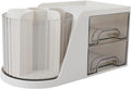 Rotatable Multifunctional Desktop Organizer - Transparent 4